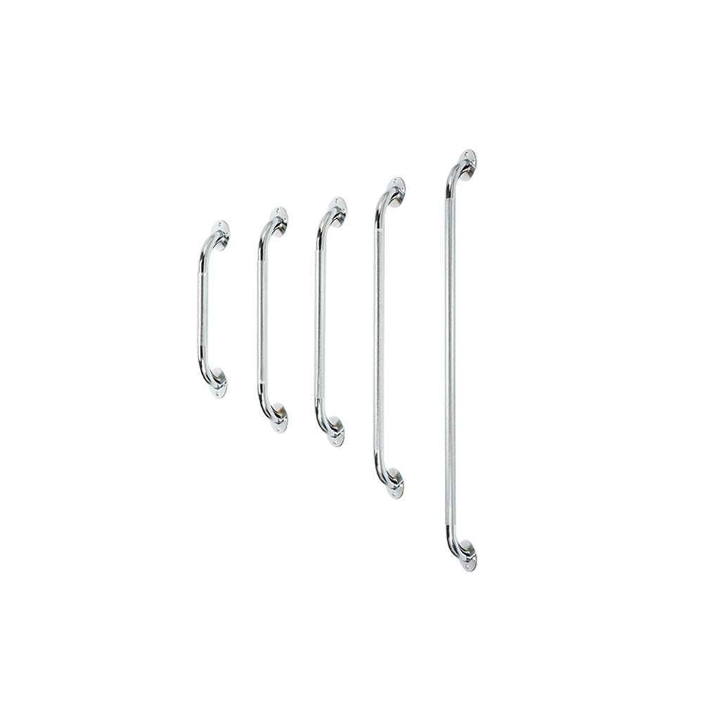 VMS Premium Chrome Plated Steel Knurled Grab Bar