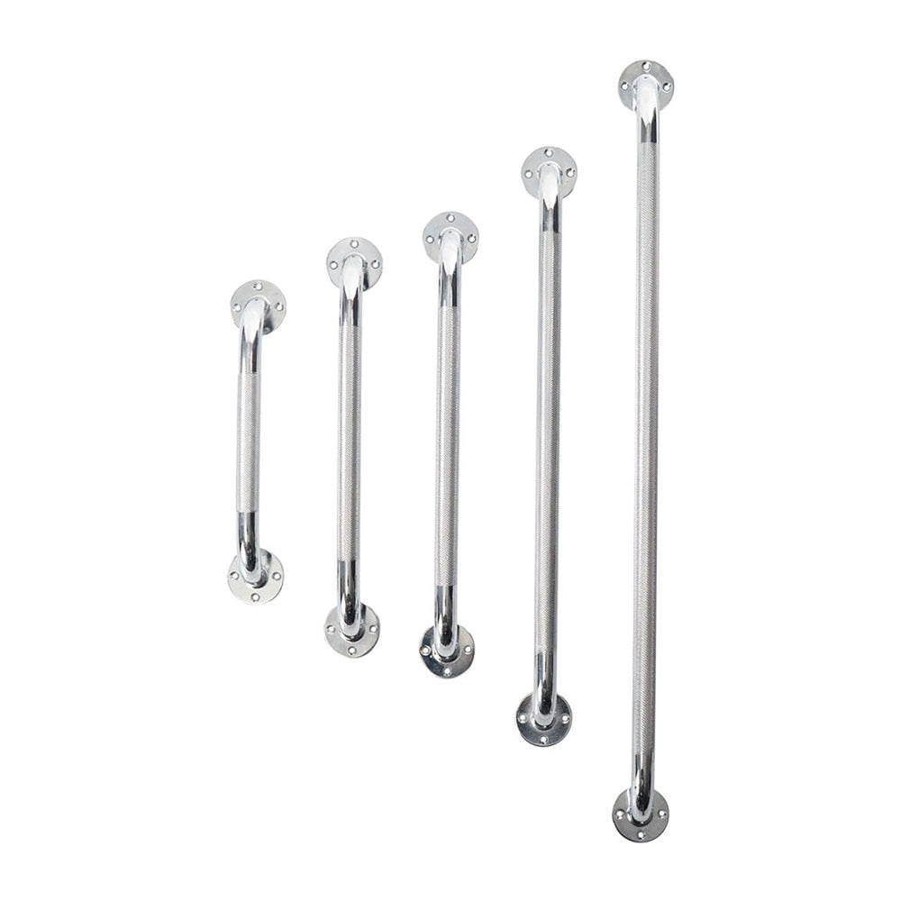 VMS Premium Chrome Plated Steel Knurled Grab Bar