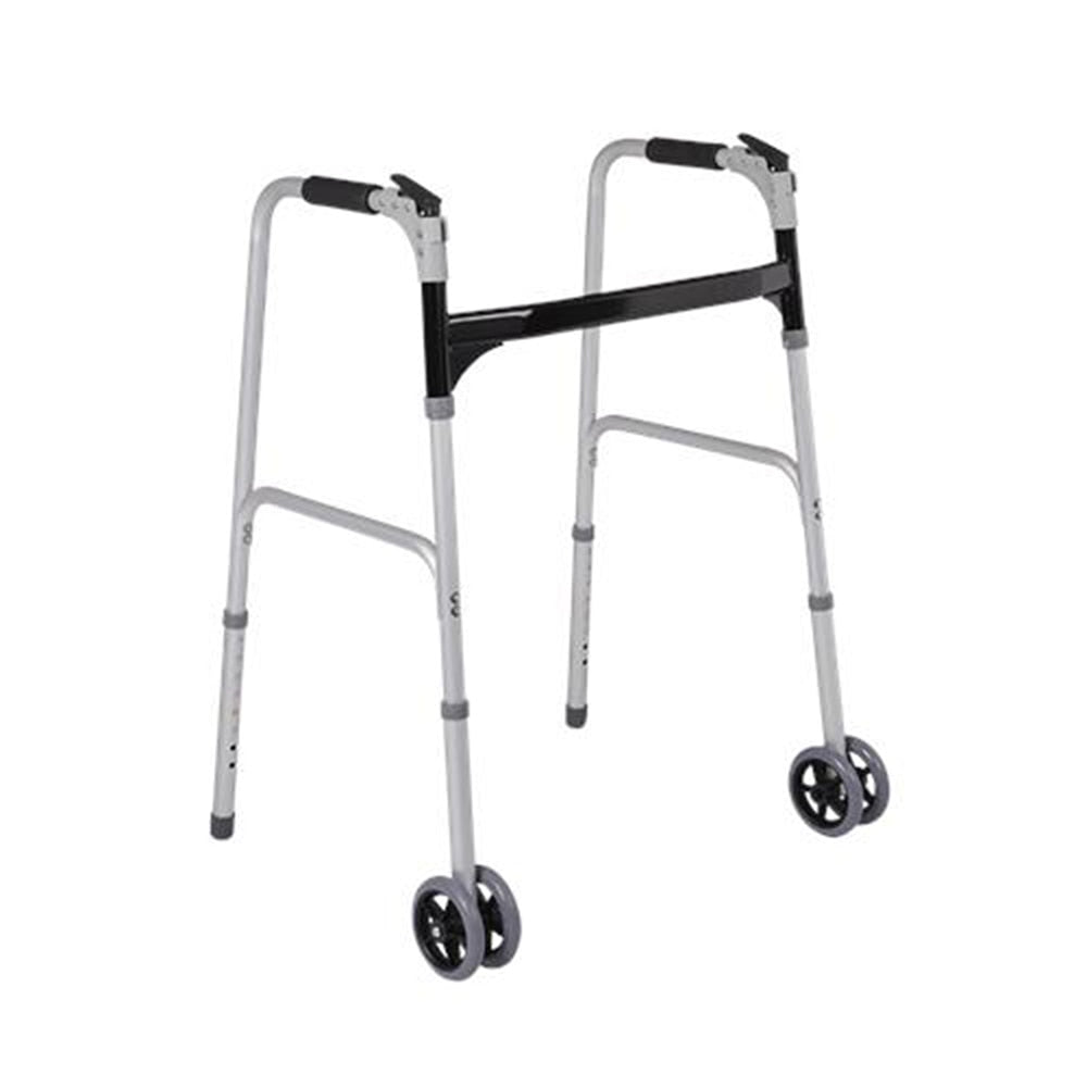 Heavy Duty Folding Walker with Wheels