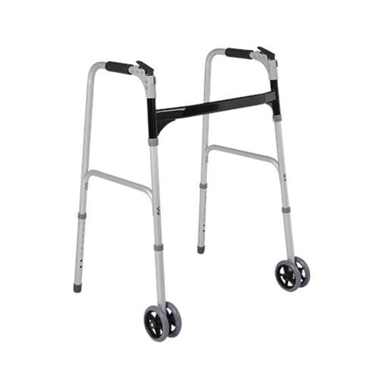 Heavy Duty Folding Walker with Wheels