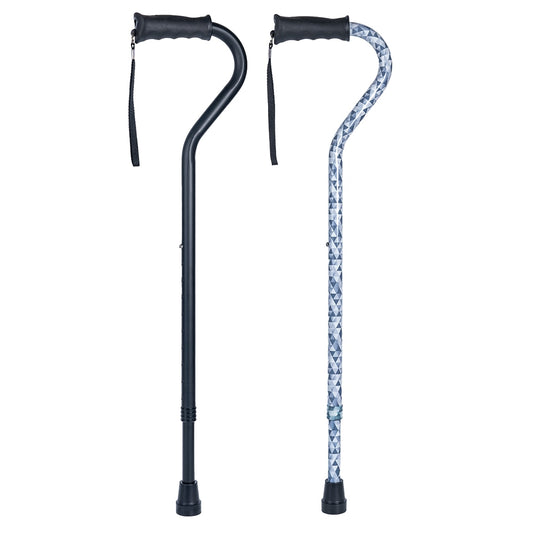 VMS Offset Cane with Soft-Touch Handle