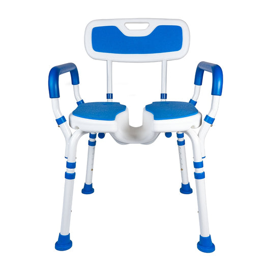 VMS Shower Chair with U-Shaped Seat