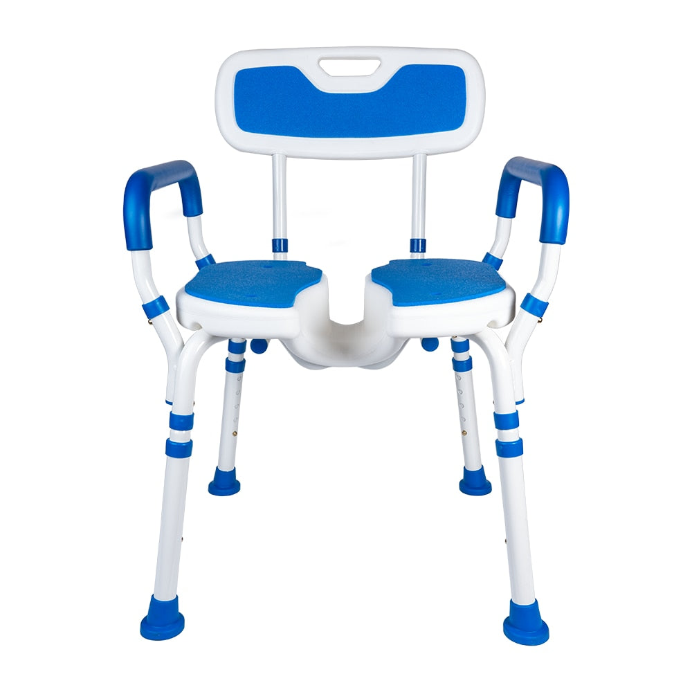 VMS Shower Chair with U-Shaped Seat